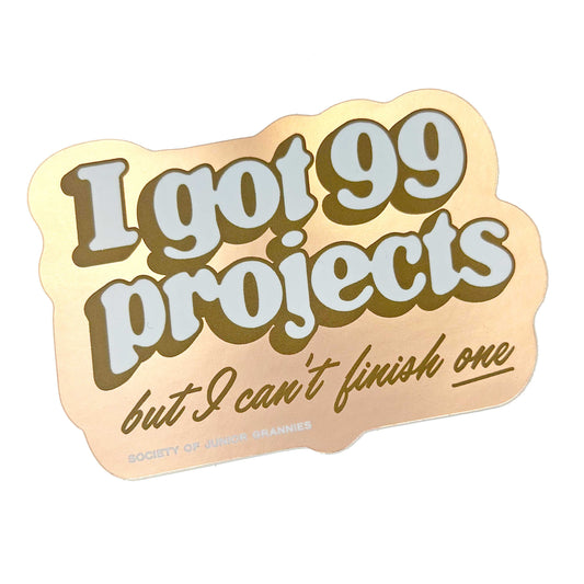 99 Projects Sticker